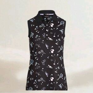 RLX Ralph Lauren Women’s Golf Tailored Fit Polo Sleeveless Top Size Small NWT